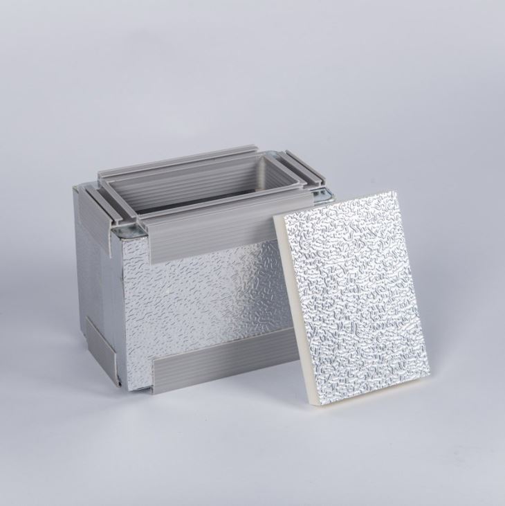 Polyisocyanurate (PIR) Foam Pre-Insulated Aluminum Duct Panel