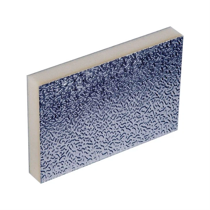 Double Sided Aluminum Foil Polyurethane (PU) Pre-insulated Duct Panel